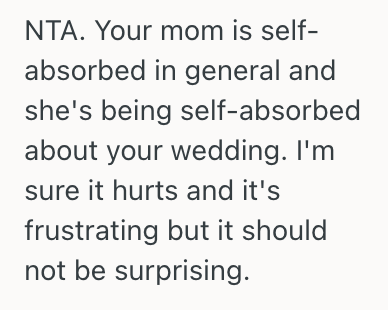 Screenshot 2025 06 13 at 8.15.38 PM Woman Chose A Wedding Date Without Asking Her Mom First, And Now Her Mom Is Upset About Not Being Involved In The Wedding Planning
